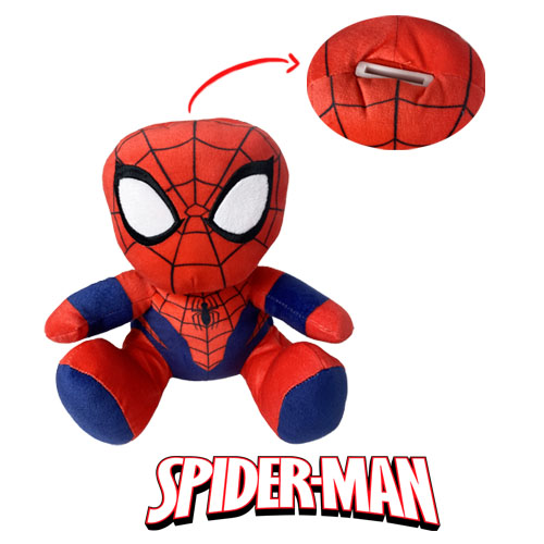 (Mis 5) MARVEL – Spiderman – Peluche con Salvadanaio Interno 30cm…x12
